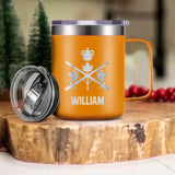 Personalized Canadian Solider/ Veteran With Your Unit Logo Laser Handle Cup Printed 22NOV-HY21