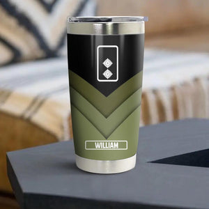 Personalized British Veteran/SoldierTumbler Printed QTHY2111