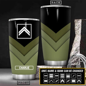 Personalized French Veteran/SoldierTumbler Printed QTHY2111