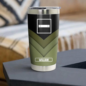 Personalized French Veteran/SoldierTumbler Printed QTHY2111