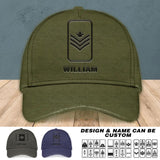 Personalized Canadian Solider/ Veteran Peaked Cap 3D Printed QTHQ2111