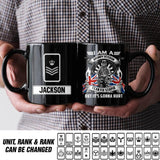 Personalized I am A Grumpy Veteran I Can Fix Stupid But It's Gonna Hurt British Veteran Ceramic Mug QTDT2211