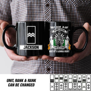 Personalized I Am A Grumpy Veteran I Can Fix Stupid But It's Gonna Hurt Irish Veteran/Soldier Printed Mug QTHQ2311