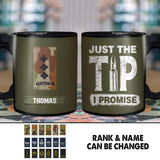 Personalized Juts The Tip I Promise Australian Solider/ Veteran Printed Mug 22NOV-HY23