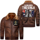 Personalized Australian Solider/ Veteran Rank Printed 3D Leather Jacket Fur 22NOV-HQ23