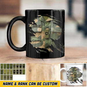 Personalized Norwegian Solider/ Veteran Rank Tear Printed Mug 22NOV-HQ24
