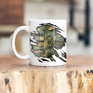 Personalized Norwegian Solider/ Veteran Rank Tear Printed Mug 22NOV-HQ24