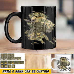 Personalized Austrian Solider/ Veteran Rank Tear Printed Mug 22NOV-HQ24