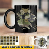 Personalized French Solider/ Veteran Rank Tear Printed Mug 22NOV-HQ24