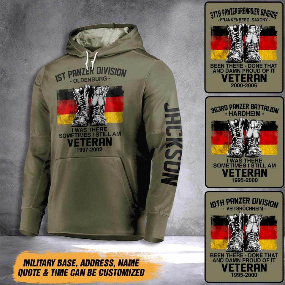 Personalized German Solider/ Veteran Hoodie 3D Printed 22NOV-DT25