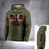 Personalized German Solider/ Veteran Hoodie 3D Printed 22NOV-DT25