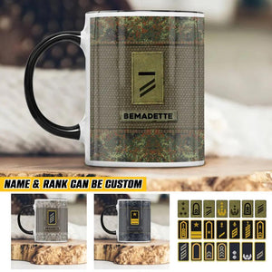 Personalized German Solider/ Veteran Rank Camo  Printed Accent Mug 22NOV-HQ28