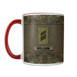 Personalized German Solider/ Veteran Rank Camo  Printed Accent Mug 22NOV-HQ28