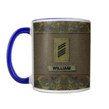 Personalized German Solider/ Veteran Rank Camo  Printed Accent Mug 22NOV-HQ28