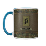 Personalized German Solider/ Veteran Rank Camo  Printed Accent Mug 22NOV-HQ28