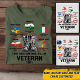 Personalized I Was There Sometimes I Still Am Austrian Veteran Tshirt Printed 22NOV-DT29
