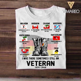 Personalized I Was There Sometimes I Still Am German Veteran Tshirt Printed 22NOV-DT29