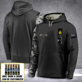 Personalized Australian Solider/ Veteran Camo With Name and Rank Hoodie 3D Printed QTDT2911