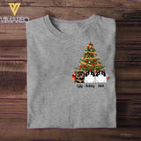 Personalized Cat Lovers Christmas Tree TShirt Printed 22NOV-HQ29