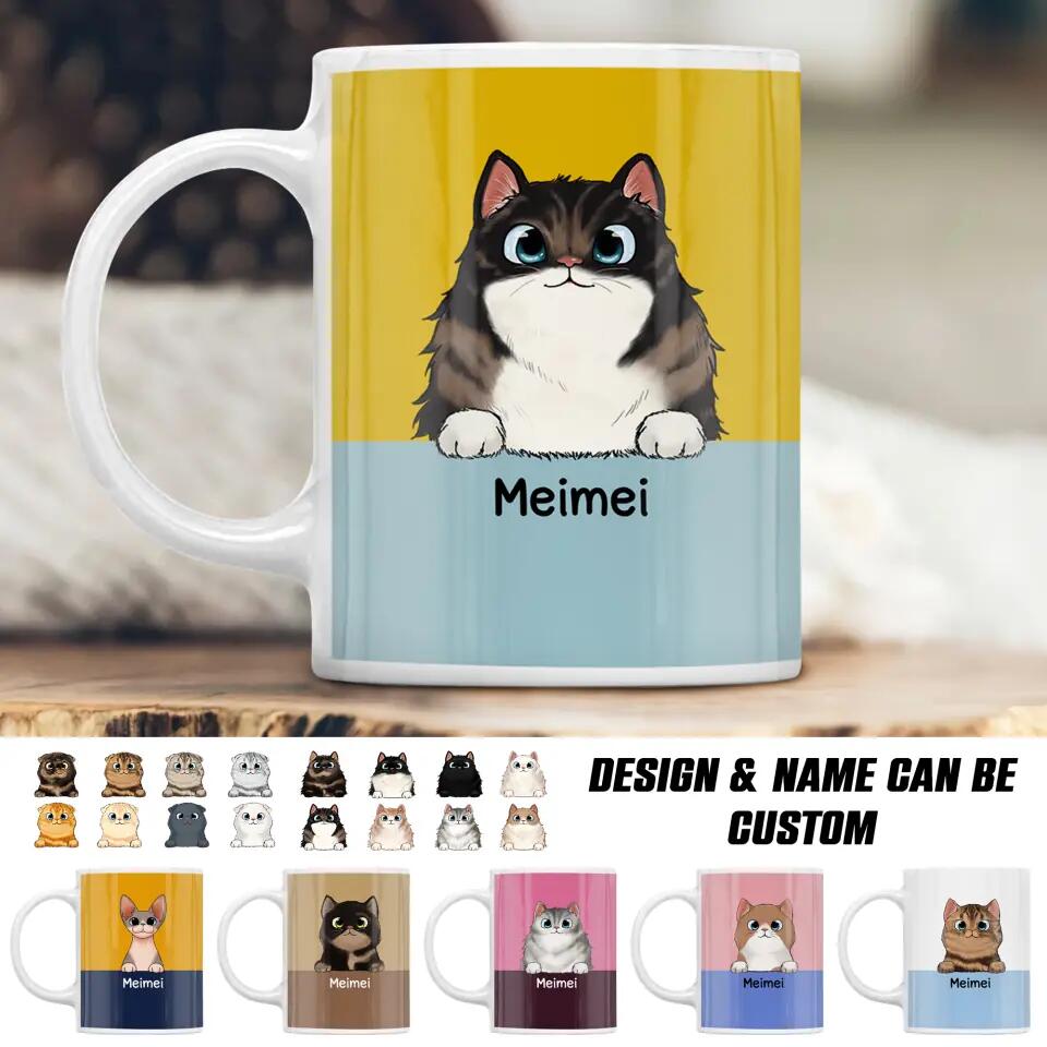 Personalized Cat Lovers Mug Or Tumbler Printed QTHQ0112