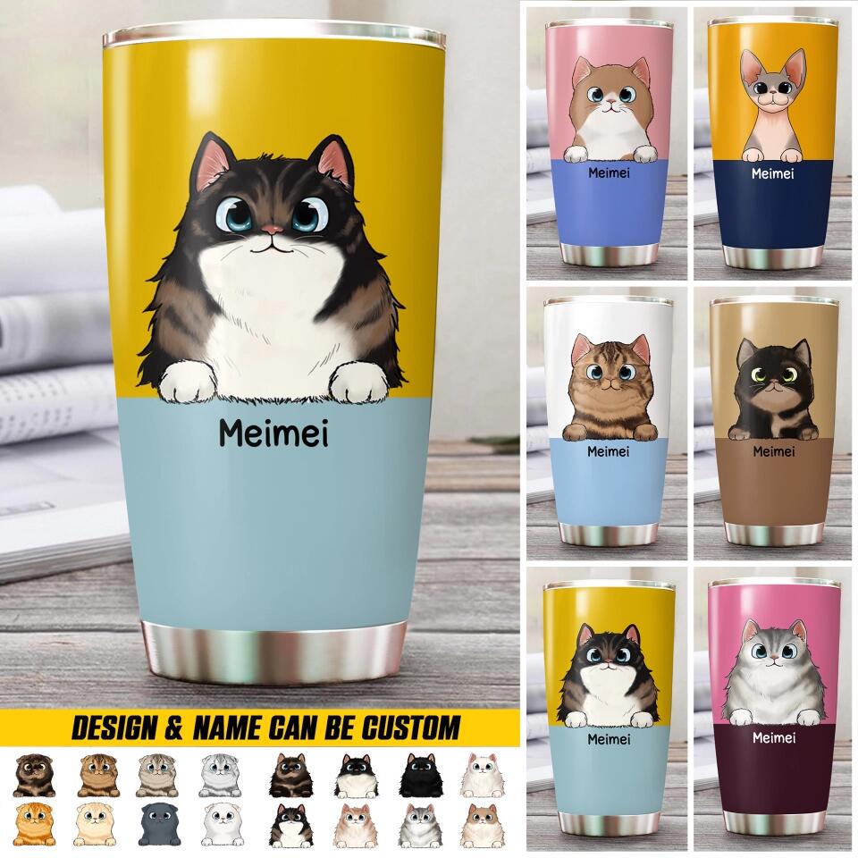 Personalized Cat Lovers Mug Or Tumbler Printed QTHQ0112