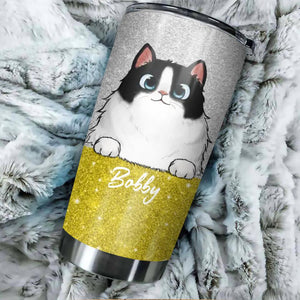 Personalized Cat Lovers Tumbler Printed QTDT0112