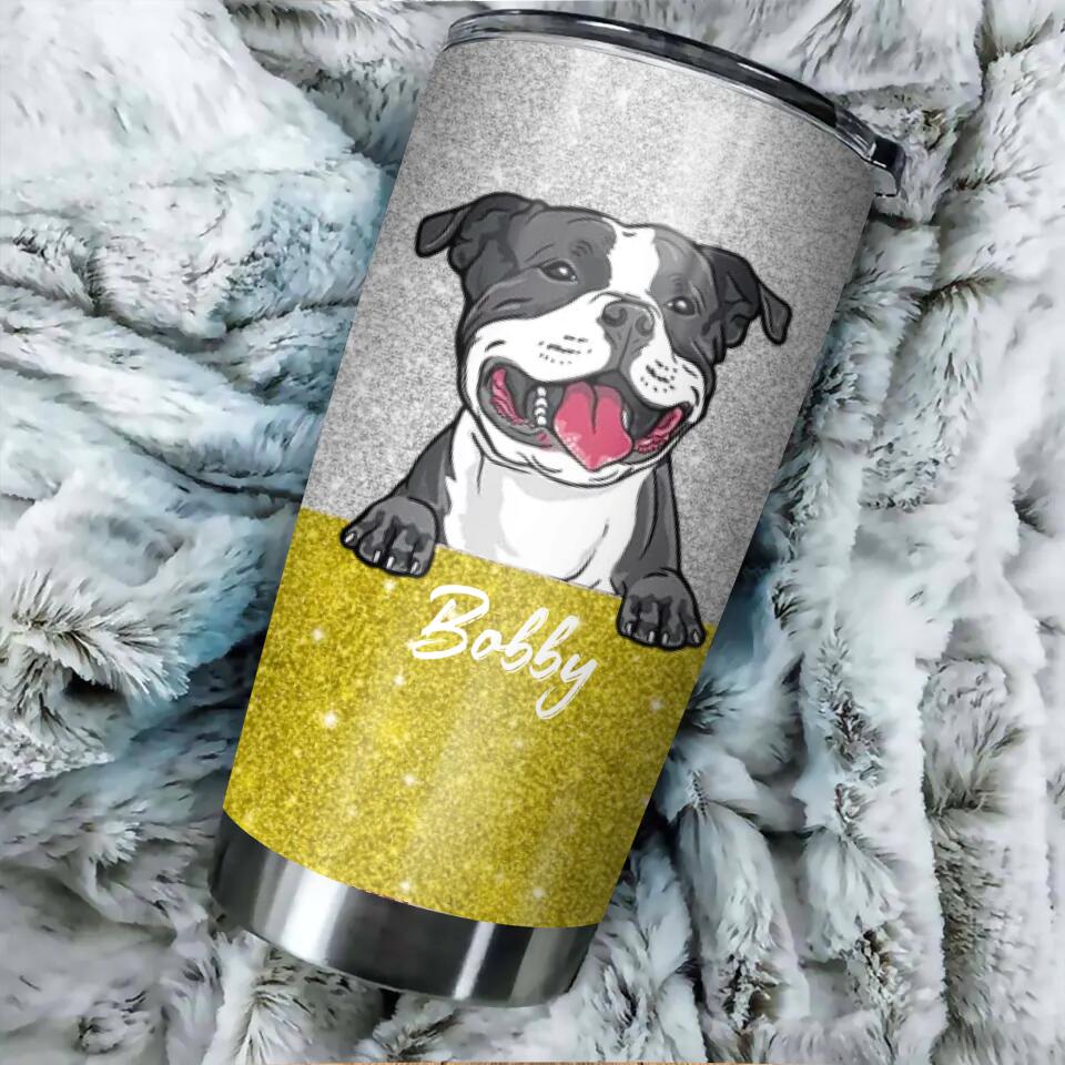 Personalized Dog Lovers Tumbler Printed QTDT0112