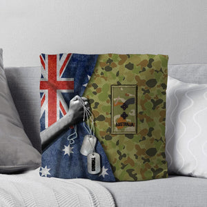 Personalized Australian Veterans/Soldier Camo Flag Pillow Printed 22DEC-HY01