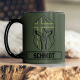 Personalized Norwegian Solider/ Veteran Mask Camo Black Mug Printed QTDT0512