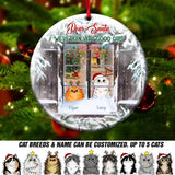 Personalized Dear Santa We've Been Very Good Cats This Year Christmas Snow Acrylic/Plastic Ornament Printed DTTN0512