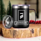 Personalized German Solider/ Veteran With Your Unit Logo Laser Handle Cup Printed 22DEC-HQ06