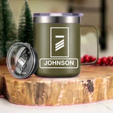 Personalized German Solider/ Veteran With Your Unit Logo Laser Handle Cup Printed 22DEC-HQ06