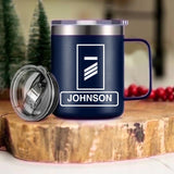 Personalized German Solider/ Veteran With Your Unit Logo Laser Handle Cup Printed 22DEC-HQ06