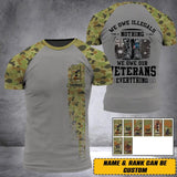 Personalized We Owe Illegals Nothing We Owe Our Veterans Everything Australian Rank Flag 3D Printed Tshirt 22DEC-HY06