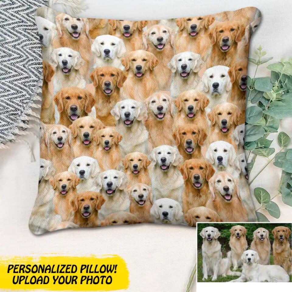 Personalized Your Dog Image Rug Or Pillow Printed QTDT0812
