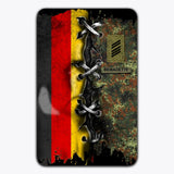 Personalized German Solider/Veteran Rank Camo Rug Printed QTHQ0712