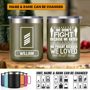 Personalized German Solider/ Veteran With Your Unit Logo Laser Handle Cup Printed 22DEC-HY08