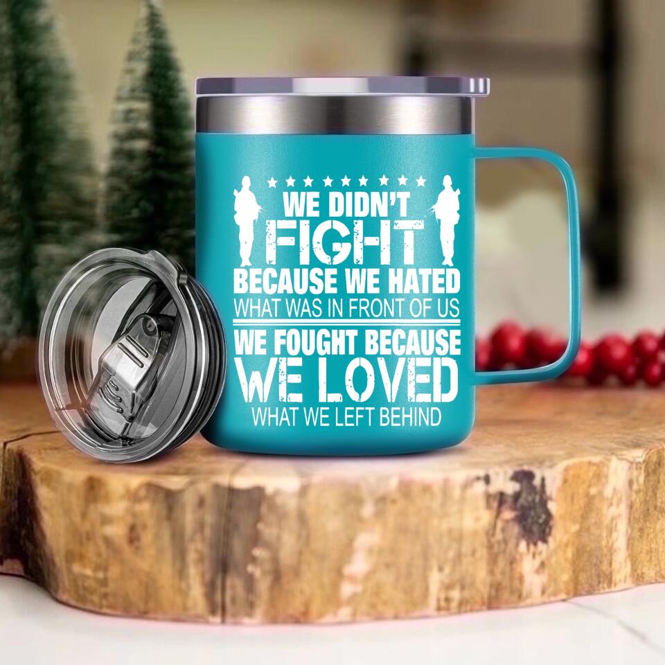 Personalized UK Solider/ Veteran With Your Unit Logo Laser Handle Cup Printed 22DEC-HY08