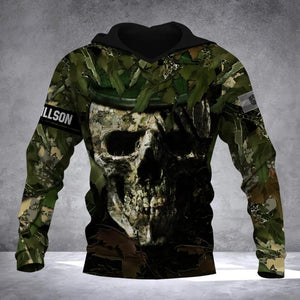 Personalized Austrian Veteran/Solider Camo Hoodie 3D Printed QTDT0912