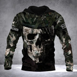 Personalized German Veteran/Solider Camo Hoodie 3D Printed QTDT0912