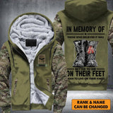 Personalized UK Solider/ Veteran In Memory Of Those Who Believed It Was 3D Printed Fleece Hoodie 22DEC-HY09