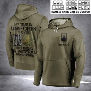 Personalized Australian Solider/ Veteran Rank Camo Hoodie 3D Printed 22DEC-HQ09