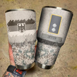 Personalized German Solider/ Veteran With Camo Rank Flag Tumbler 30oz Printed 22DEC-DT10