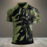 Personalized Irish Veteran/ Solider Rank Polo Shirts 3D Printed QTHQ1212