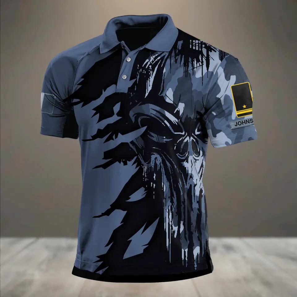 Personalized Irish Veteran/ Solider Rank Polo Shirts 3D Printed QTHQ1212