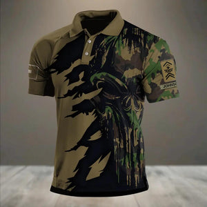 Personalized Swiss Veteran/ Solider Rank Polo Shirts 3D Printed QTHQ1212