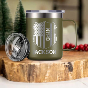 Personalized US Solider/ Veteran With Your Department Laser Handle Cup Printed QTDT1212