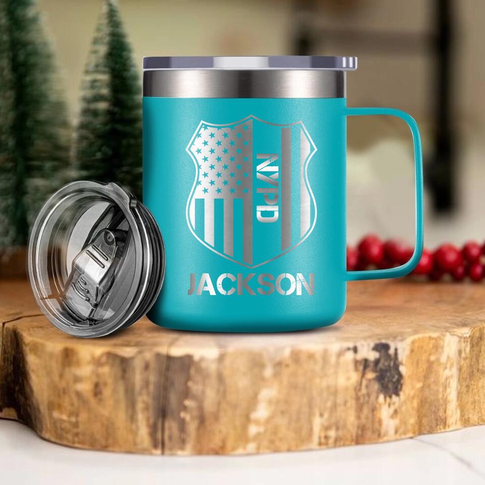 Personalized US Solider/ Veteran With Your Department Laser Handle Cup Printed QTDT1212