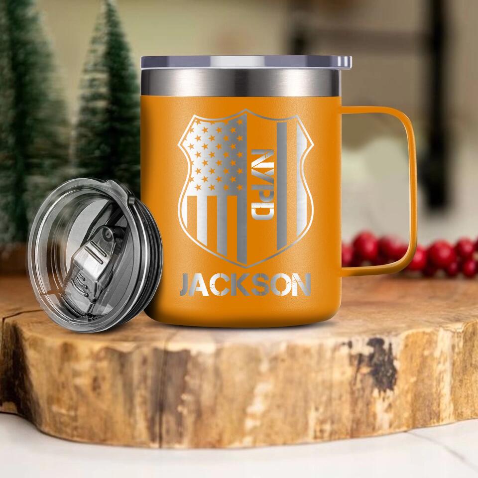 Personalized US Solider/ Veteran With Your Department Laser Handle Cup Printed QTDT1212