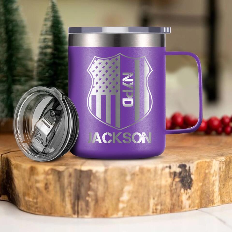 Personalized US Solider/ Veteran With Your Department Laser Handle Cup Printed QTDT1212